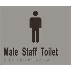 ML16244 Male Staff Toilet Braille from METLAM