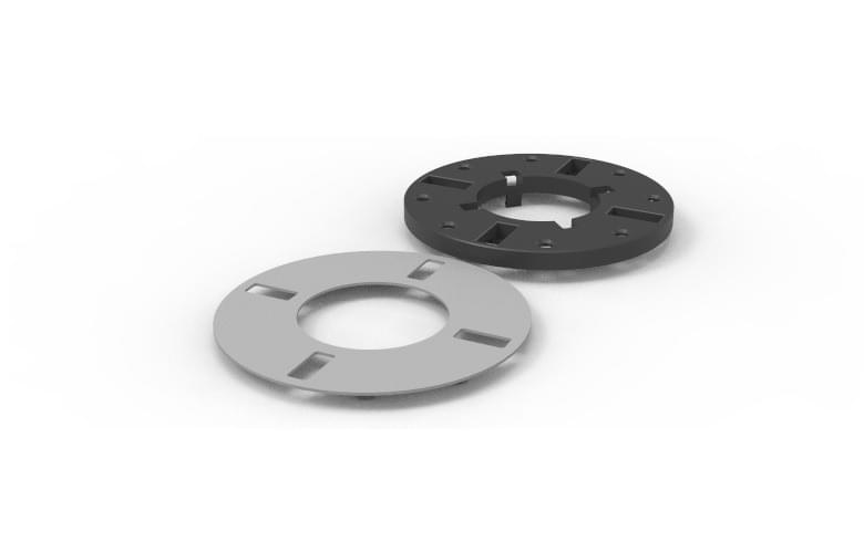 Basic Disc and Rubber Shim from Equus Industries