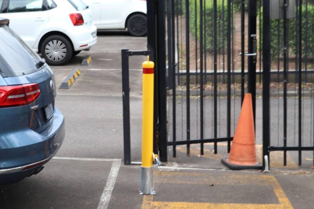 EV307 90mm dia In-Ground Removable Lockable Verge Safety Bollards from Verge Safety Barriers