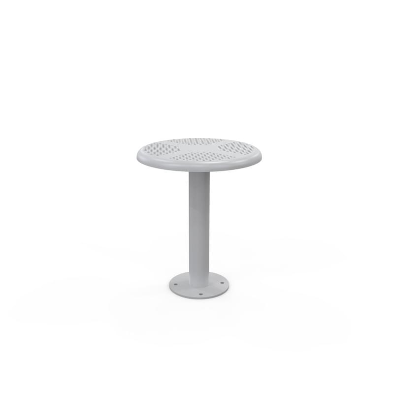 Orbit Stool (Light Grey) - Base Plate from Astra Street Furniture