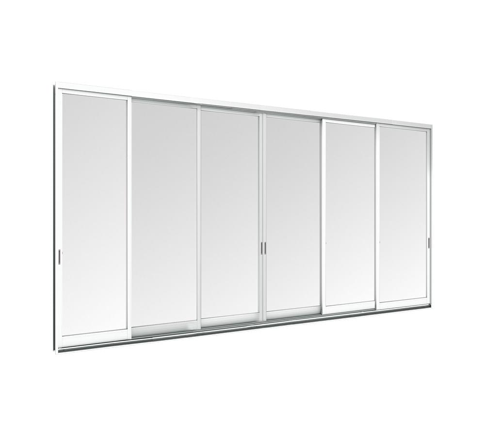 Interior - Partition Door 6 Panels On 3 Tracks from TOSTEM