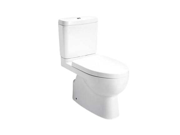 Reach Skirted Two-piece Dual Flush 3/4.8L Toilet with Class 5 Flushing Technology - K-3991T-S-0 from KOHLER