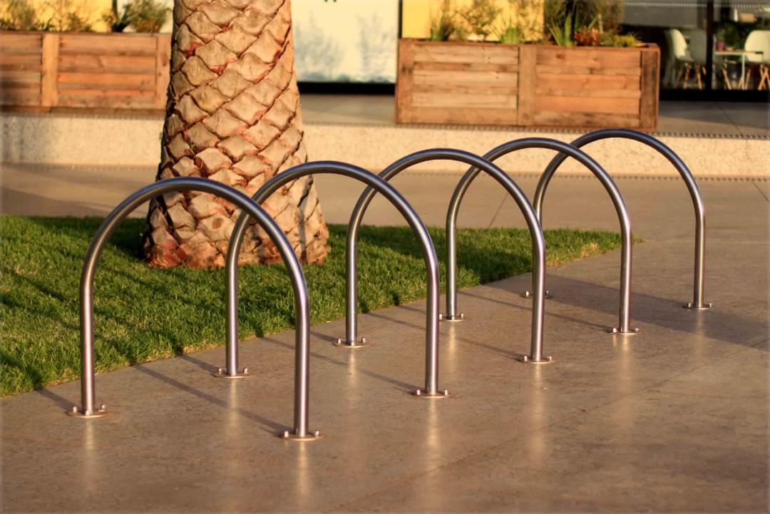 Bike Leaning Rail from Commercial Systems Australia