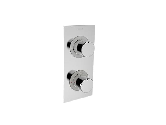 Beitou™ Recessed Thermostatic 2 Way Trim - K-99865T-9-CP from KOHLER