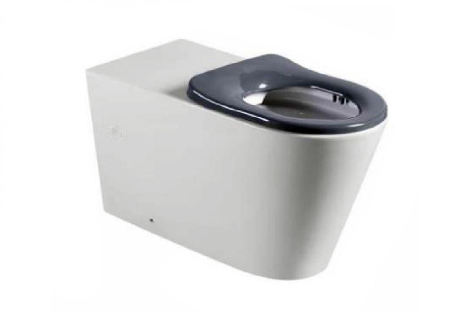 Wellbeing 800 Floor Mounted Back-to-Wall Toilet Pan - WELLBEING800BTW from Enware