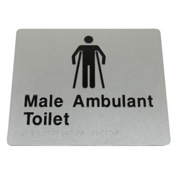Male ambulant toilet sign 975-MAT-S