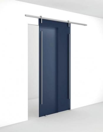 100.01 Sliding Door Frameless and Wall-Mounted
