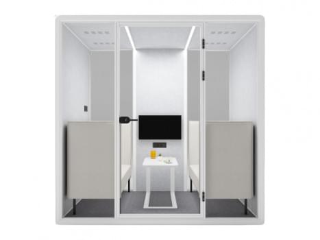 LPod Chat Office Pod (4 Person Meeting Room With Rear Panel) from iOctane Pods
