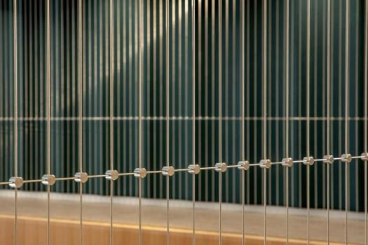 Architectural Safety Barrier// 80mm Vertical Cable balustrade (NCC Climb Mitigation, C3 – C5 Load) from Tensile Design & Construct