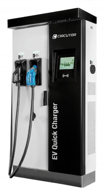 Electric Vehicle 50kW DC Quick Charger RAPTION 50 CCS CHA T2S32