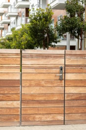 Hardwood Fence from Wood Ideas