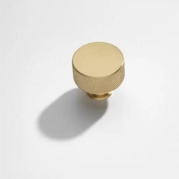 Henley Knob, 29mm dia., Brushed Brass from Archant