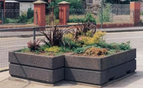 Boulevard 1400 Rectangular Planter from Excelco Limited