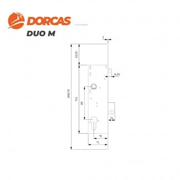 Dorcas DUO M electromechanical lock from Commy