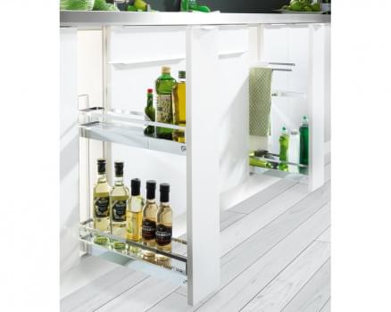 No.15 Underbench Pull-Out - Two Tier Kitchen Cabinetry from Hafele Australia
