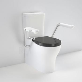 Opal Cleanflush Easy Height Wall Faced Close Coupled Suite with Nurse Call Armrests - 985400ARWNCL / 985300ARWNCL / 985600ARBLNCL / 985700ARAGNCL / 985400ARWNCR / 985700ARAGNCR / 985300ARWNCR / 85600ARBLNCR
