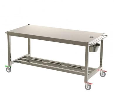 Bespoke Veterinary Mortuary Trolley from Shotton Lifts – Shotton Parmed