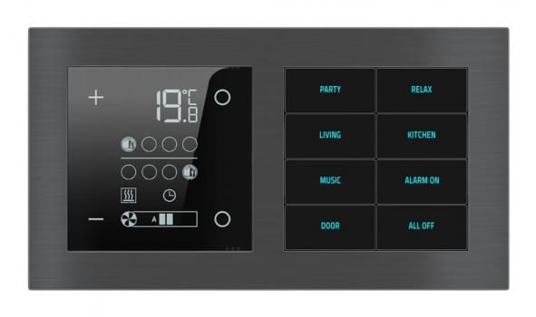 Room Temperature Controller and 8-fold Pushbutton