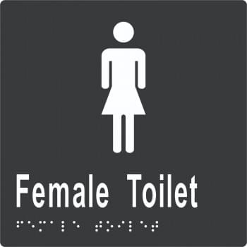 ML16262 Female Toilet Braille from METLAM