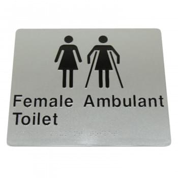 Female ambulant toilet sign 975-F/FAT-S