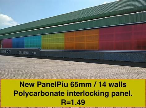 PanelPiu Commercial and industrial Multiwall Polycarbonate System