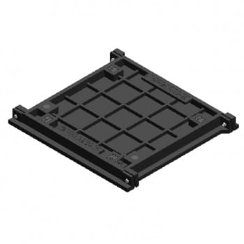A44B - 450 x 450 mm Opening Class B Cast Iron Cover & Frame - Infill from EJ