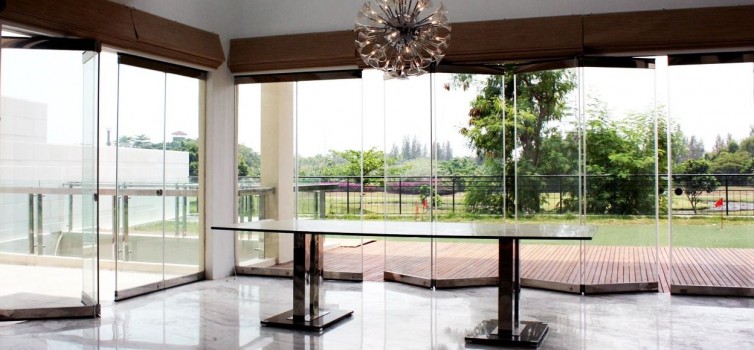 Glass Partition - Horizontal Frame Panel from Sandei