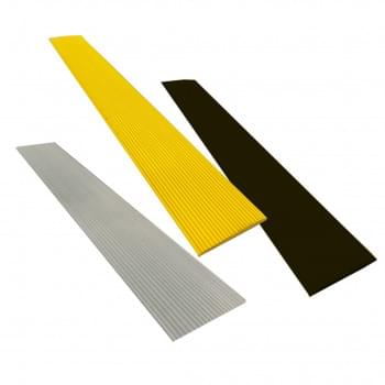Rubber insert for aluminium stair nosing - Yellow OR Black OR Grey (per metre) from Safety Xpress