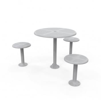 Orbit 4 - Piece Picnic Setting - Base Plate from Astra Street Furniture