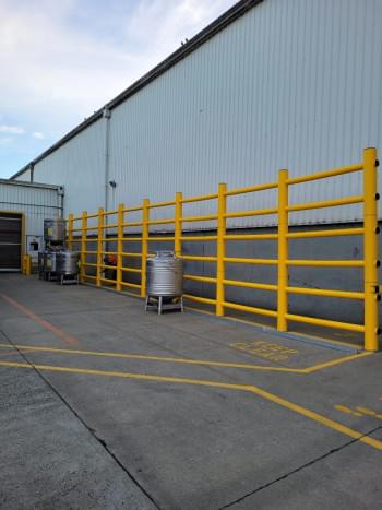 Impact Polymer Hy-Wall™ 3m High from Verge Safety Barriers