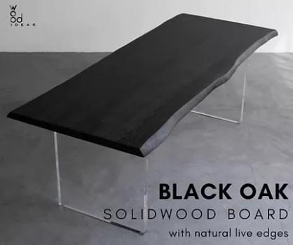 Black Oak Solidwood Board (Live edge)
