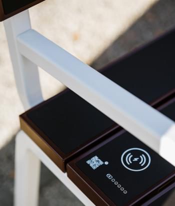Steora Solar Charging Bench from UK Design Showcase