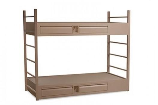 Titan Bunkable Panel Base Bed With Steel Drawers