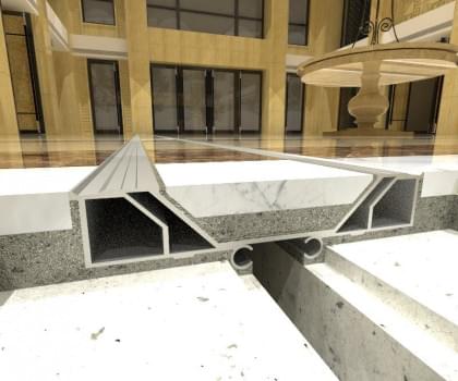 Si G (Paver Inlay Seismic Floor Expansion Joint Cover) from Unison Joints