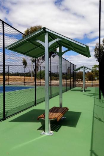 Tennis Court Shelter from Commercial Systems Australia