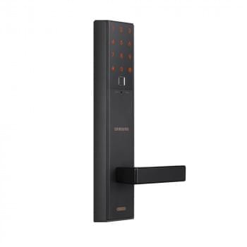 Samsung SHP DH538 Fingerprint Smart Door Lock (Dark Brown) from The PLC Group