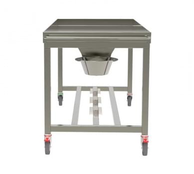 Bespoke Veterinary Mortuary Trolley from Shotton Lifts – Shotton Parmed