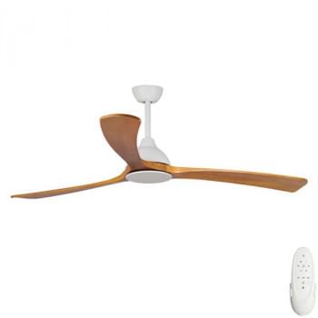 Fanco Sanctuary DC Ceiling Fan with Teak Timber Blades – White 70?