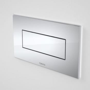Invisi Series II® Metal Rectangular Single Flush Plate & Buttons - 237021C from Caroma