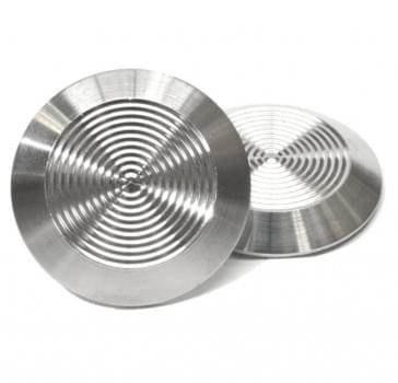 Tactile Indicator Single Studs - TGSI Stainless Steel Concentric (Flat Back) from Safety Xpress
