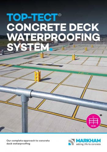 TOP-TECT Concrete Waterproofing System (suspended slabs and decks) from MARKHAM