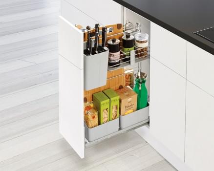 Cooking Agent Underbench Pull-out Cabinetry from Hafele Australia