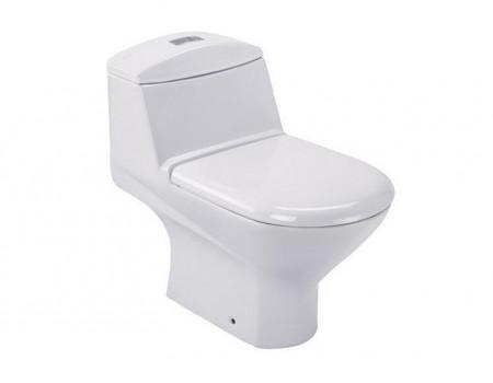 Trocadero Dual Flush One-piece Toilet with quiet close seat 19056T-S
