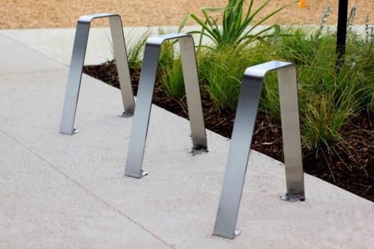Manhattan Bike Leaning Rail from Commercial Systems Australia