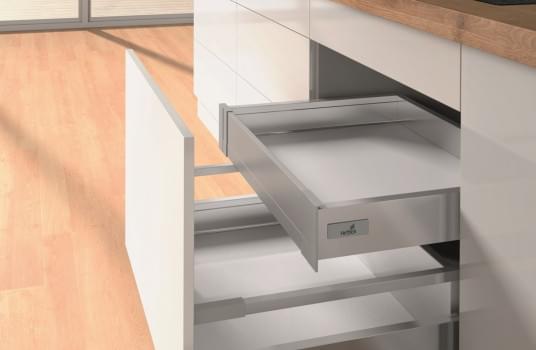 INNOTECH ATIRA SILVER GREY IS70 WITH QUADROV6 from Hettich
