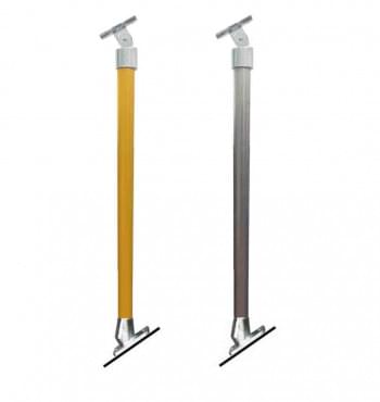 DDA Stanchion - Base Plate 30°-45° - Galvanised Or Yellow from Safety Xpress