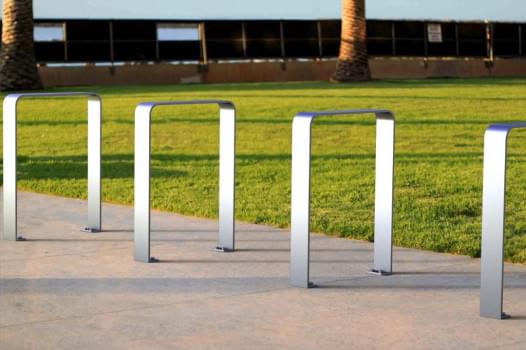 Urbania Bike Leaning Rail from Commercial Systems Australia