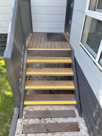 Fibreglass 150mmx30mm Stair Nosing - Yellow - Sold Per Metre from Safety Xpress