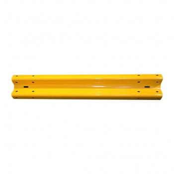 Guard Rail 3.8M Length - Powdercoated Safety Yellow