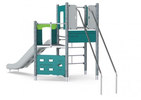 PCM111321 - Two Deck Play Tower from KOMPAN
